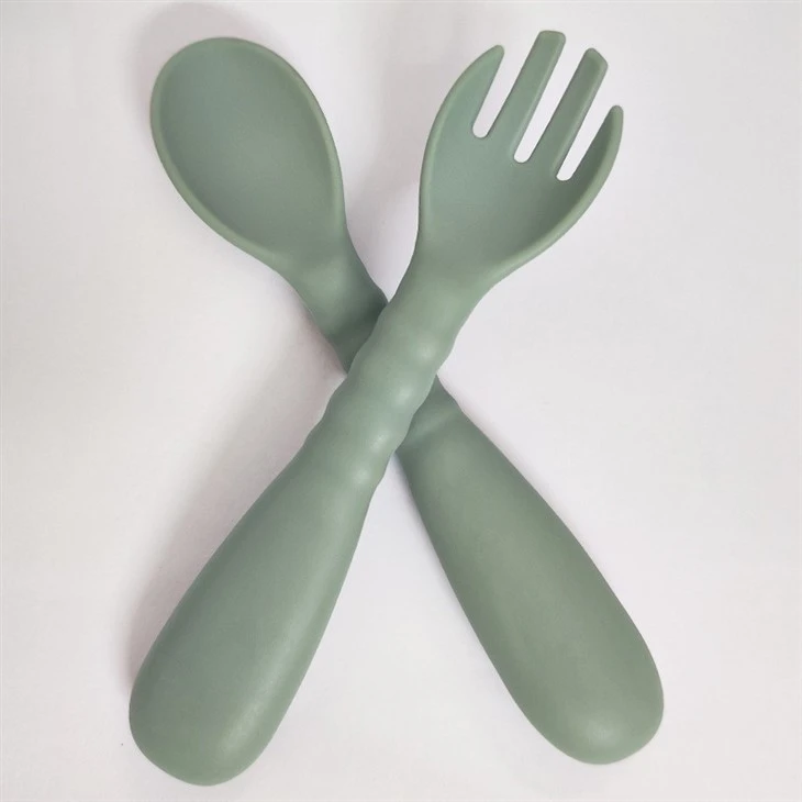 silicone babyb spoon
